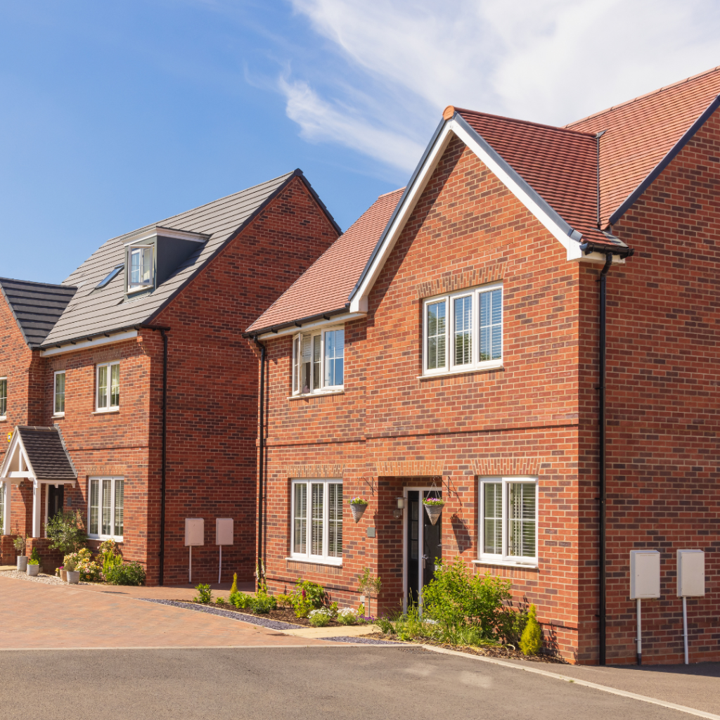 New build houses constructed to meet air tightness and Part L building regulations requirements